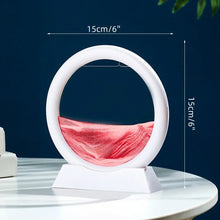 5inch Moving Sand Art Picture Round Glass 3D Deep Sandscape In Motion Display Flowing Sand Painting Home Desktops Decorations