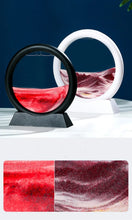 5inch Moving Sand Art Picture Round Glass 3D Deep Sandscape In Motion Display Flowing Sand Painting Home Desktops Decorations